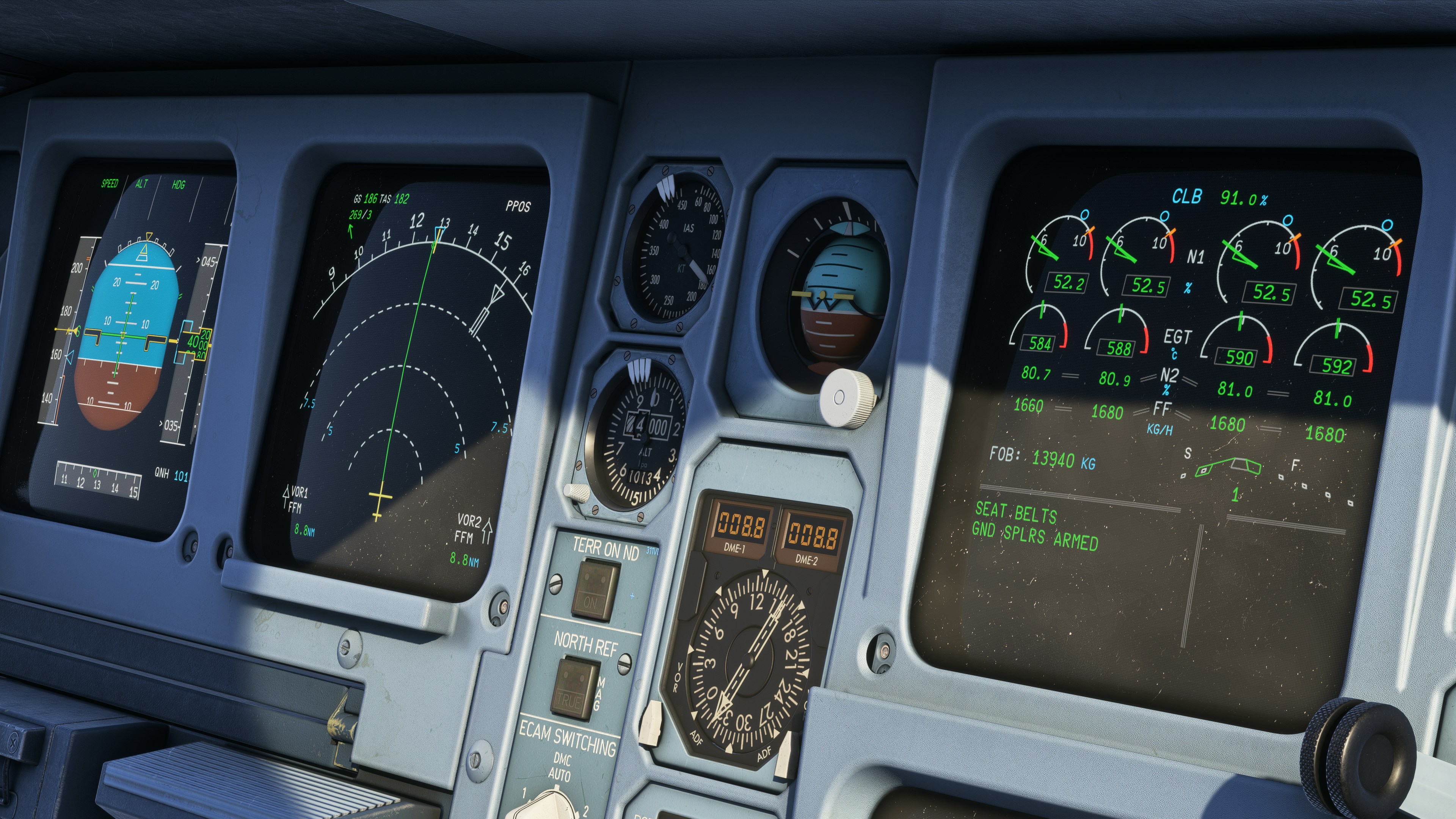 inibuilds A340 Airline EICA dans la configuration des lattes uniquement