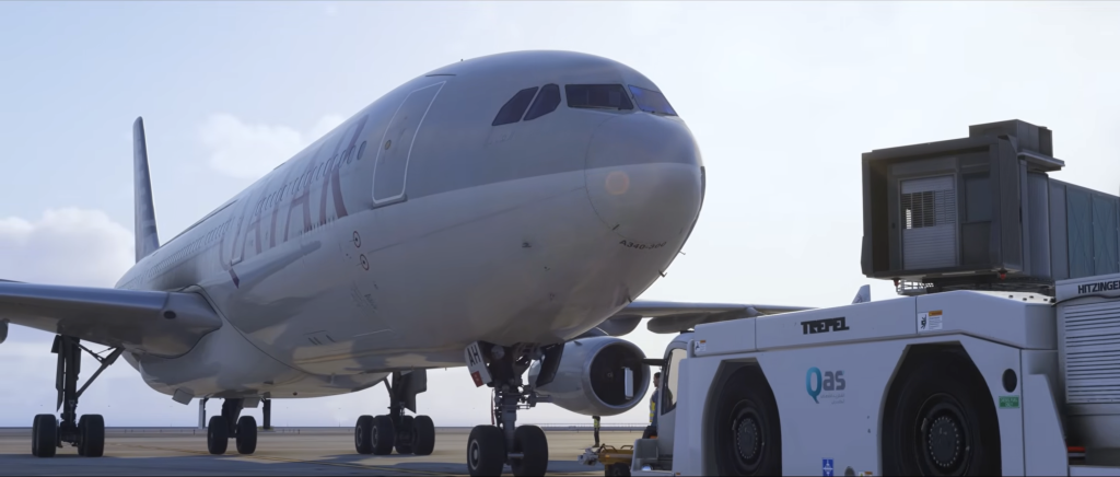 Vue d'ensemble des 340 VIP d'inibuilds pour MSFS 2024 en livrée Qatar Amiri