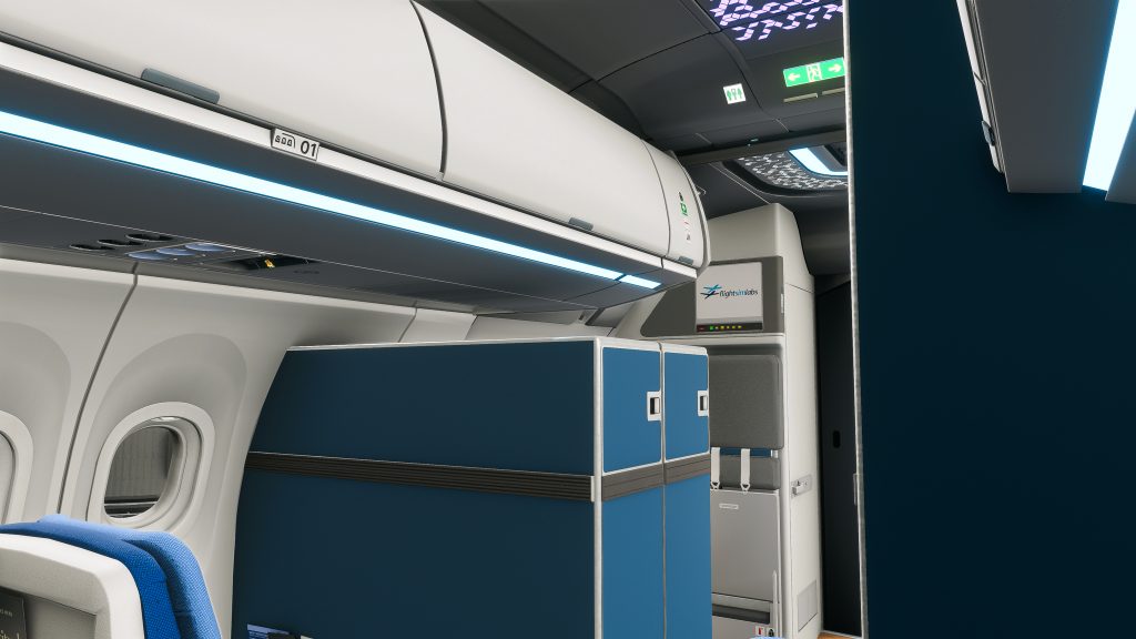 FSLabs A321 NEO PW Pratt & Whitney Option moteur mise à jour de l'intérieur de la cabine 1