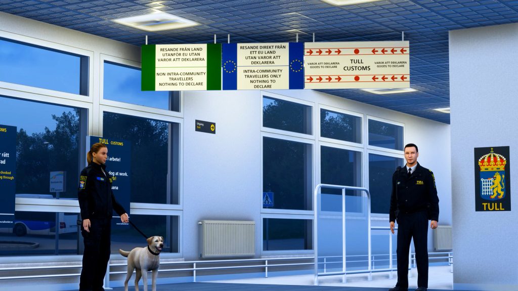 Dans une vue simultanée de MXI DESIGN Stockholm Västeras pour MSFS