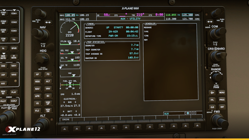 Écran Utilitaire X1000