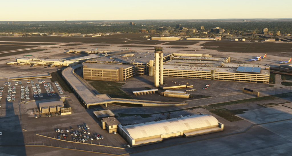iniBuilds Mise à jour de la scène KSAT de l'aéroport international de San Antonio v1.1.0 pour Microsoft Flight Simulator