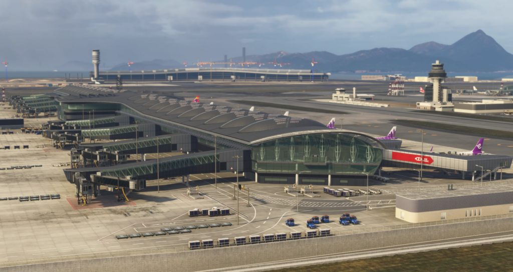 iniBuilds Hong Kong International Airport VHHH mise à jour de la scène v1.0.1 pour Microsoft Flight Simulator 2024