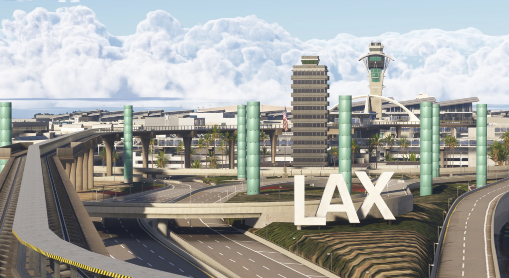 iniBuilds Mise à jour de la scène KLAX de l'aéroport international de Los Angeles v1.0.2 pour Microsoft Flight Simulator 2024