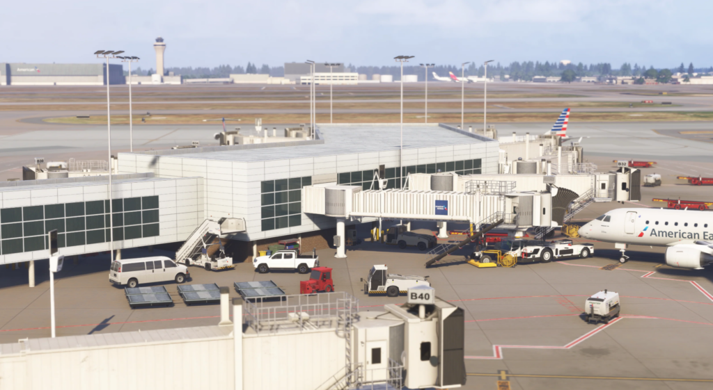 iniBuilds Mise à jour de la scène KDFW v1.0.2 de l'aéroport international de Dallas-Fort Worth pour Microsoft Flight Simulator 2024