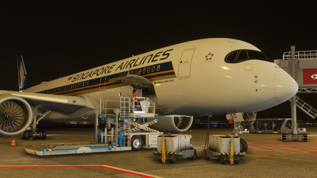 FSDreamTeam GSX v4.0.0 Chargement de fret A350