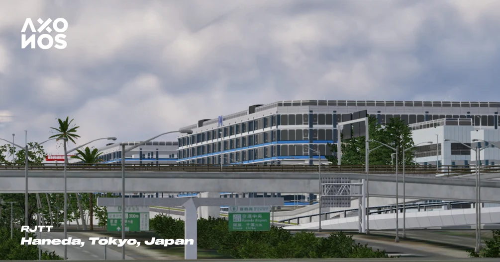 1784299305 128 Axonos lance laeroport de Tokyo Haneda pour X Plane 12.webp