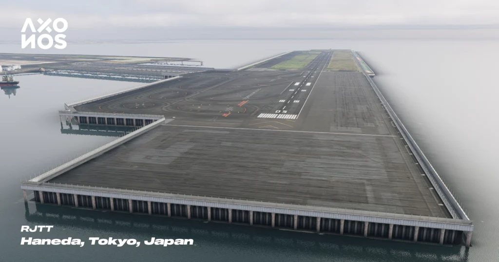 Piste Axonos Tokyo Haneda RJTT X-Plane 12