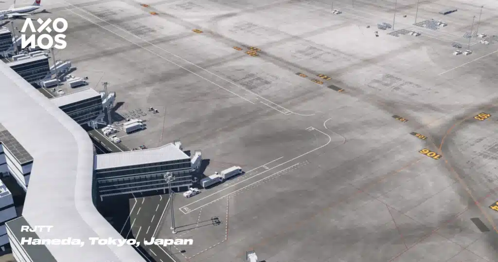 Axonos lance Tokyo Haneda pour X-Plane 12